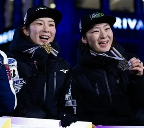 葛西優奈と葛西春香の2ショット