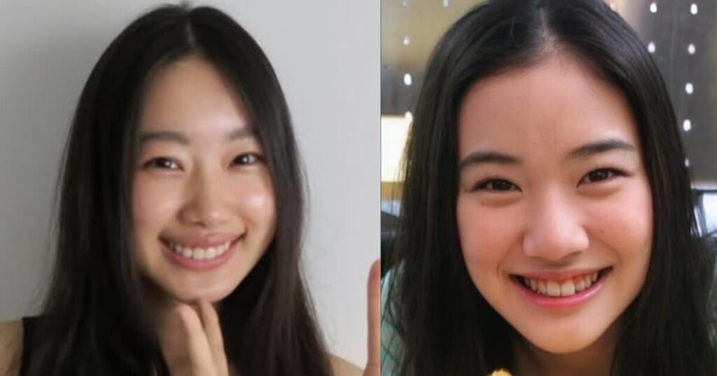 倉沢杏菜と蒼井優の比較画像
