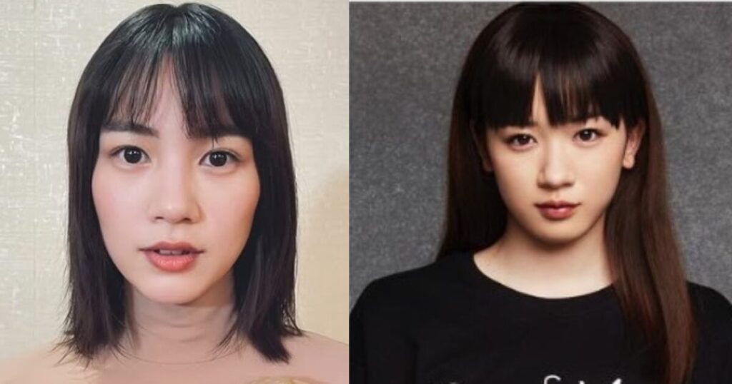 のんと永野芽郁が似ている写真