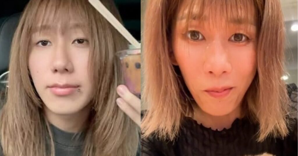 岸谷蘭丸と吉田沙保里の似ている写真
