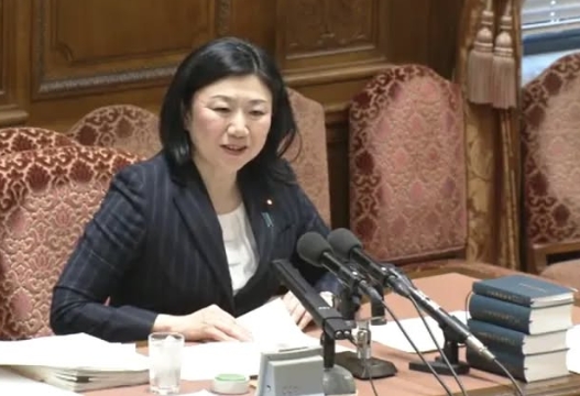 国会の予算委員会の委員長を務めている牧島かれん